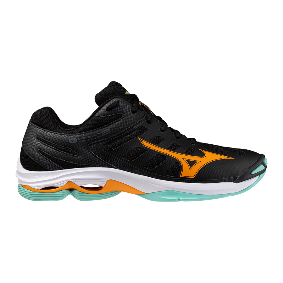 Mizuno WAVE VOLTAGE 2 Black/Tangelo/Ice Green